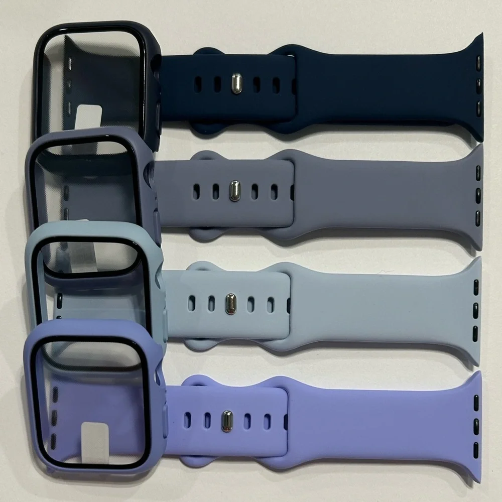 Smartwatch Protective Case Set - Blue
